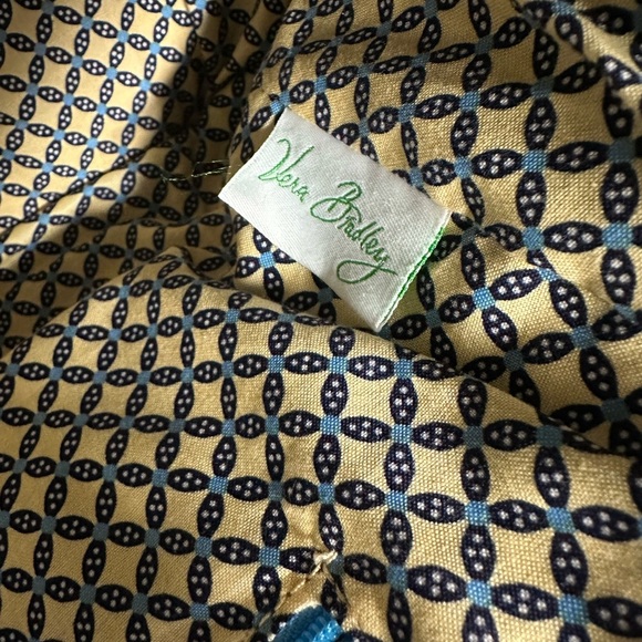 Vera Bradley Women’s Floral Blue and Green Women's Bag Tote Purse - Picture 7 of 10